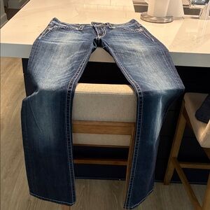 Miss Me Women's Dark Blue Straight Jeans